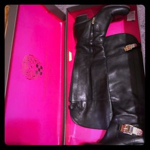 Vince Camuto Black Leather Boots